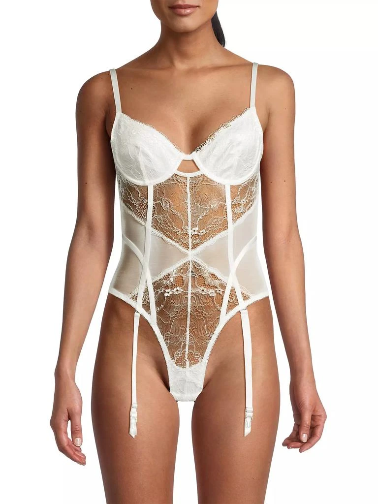 商品Kat the Label|Balmain Lace Bodysuit,价格¥321,第3张图片详细描述