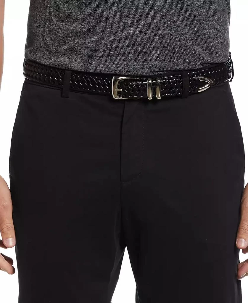 商品Perry Ellis|Men's Leather Braided Belt男士真皮腰带（1条装）,价格¥234,第2张图片详细描述