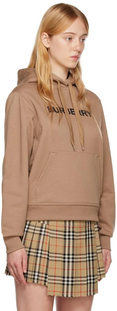 商品Burberry|Brown Bonded Hoodie,价格¥6621,第2张图片详细描述