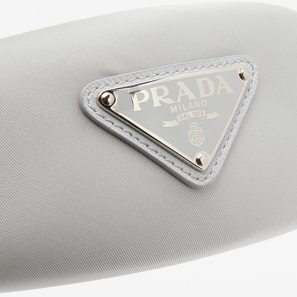 商品[二手商品] Prada|Prada Grey Enamel Logo Detail Re-Nylon Headband ,价格¥2985,第5张图片详细描述