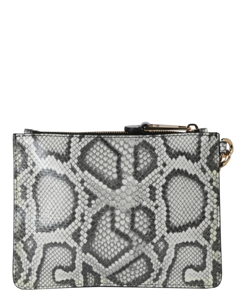 商品Moschino|Snakeskin-Effect Leather Wristlet,价格¥2108,第2张图片详细描述