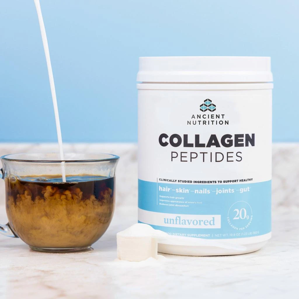 商品Ancient Nutrition|Collagen Peptides Protein | Powder Unflavored (28 Servings),价格¥296,第4张图片详细描述