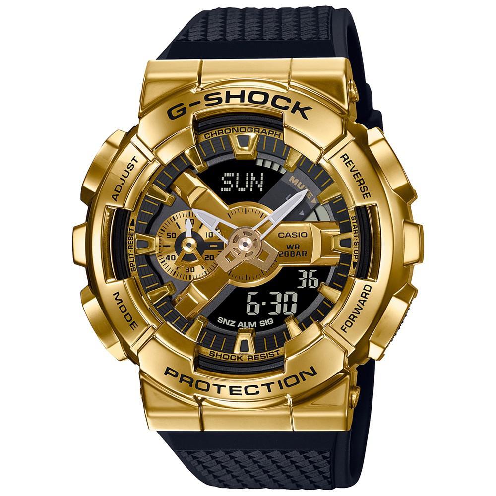 商品G-Shock|Men's Analog-Digital Black Resin Strap Watch 52mm,价格¥1712,第1张图片
