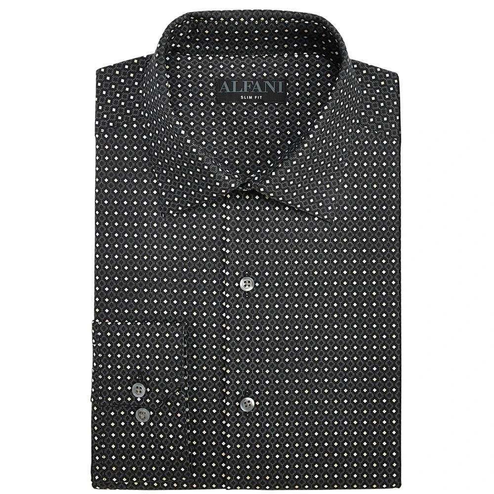 商品Alfani|Men's Slim Fit 2-Way Stretch Stain Resistant Dress Shirt, Created for Macy's,价格¥77,第2张图片详细描述