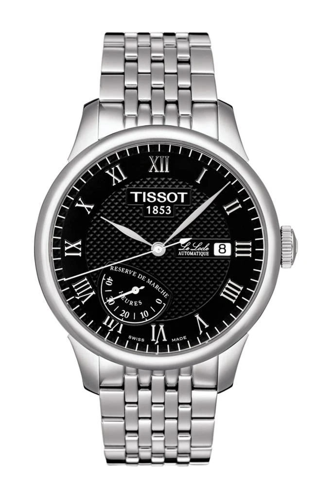 商品Tissot|Men's Le Locle Automatic Bracelet Watch, 39.3mm,价格¥6886,第1张图片