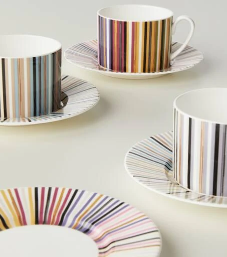 商品Missoni|Stripes Jenkins茶杯与茶碟两件套,价格¥2253,第4张图片详细描述