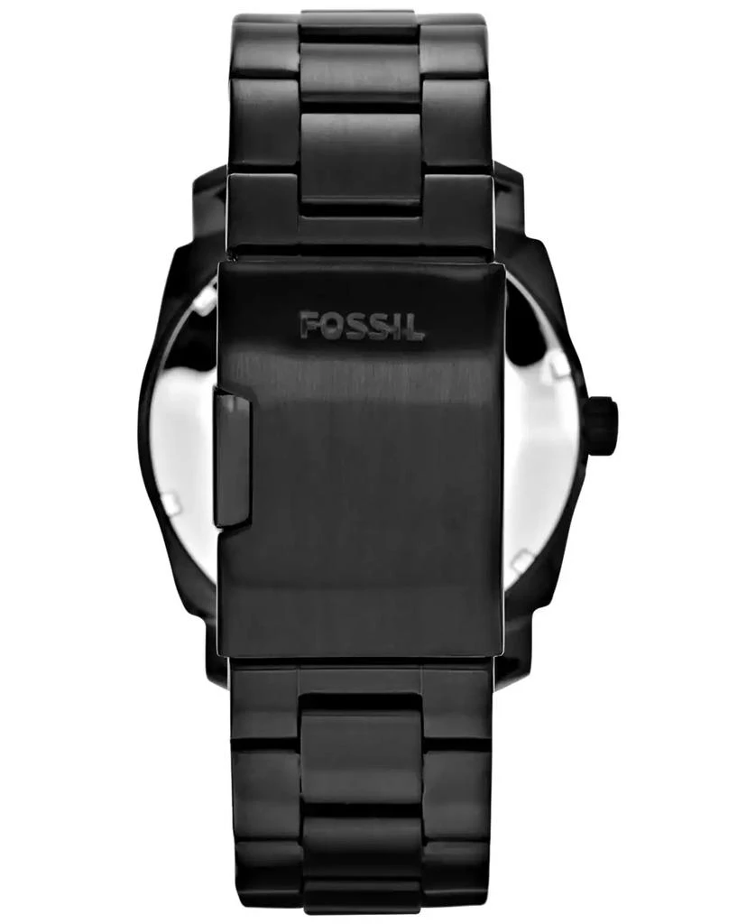 商品Fossil|Men's Machine Black Tone Stainless Steel Bracelet Watch 42mm,价格¥1196,第3张图片详细描述