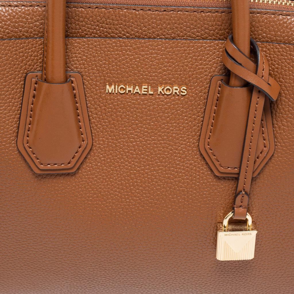 商品[二手商品] Michael Kors|Michael Kors Tan Leather Small Mercer Belted Tote,价格¥2407,第7张图片详细描述