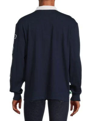 商品Lacoste|Rugby Logo Long Sleeve Polo,价格¥401,第2张图片详细描述