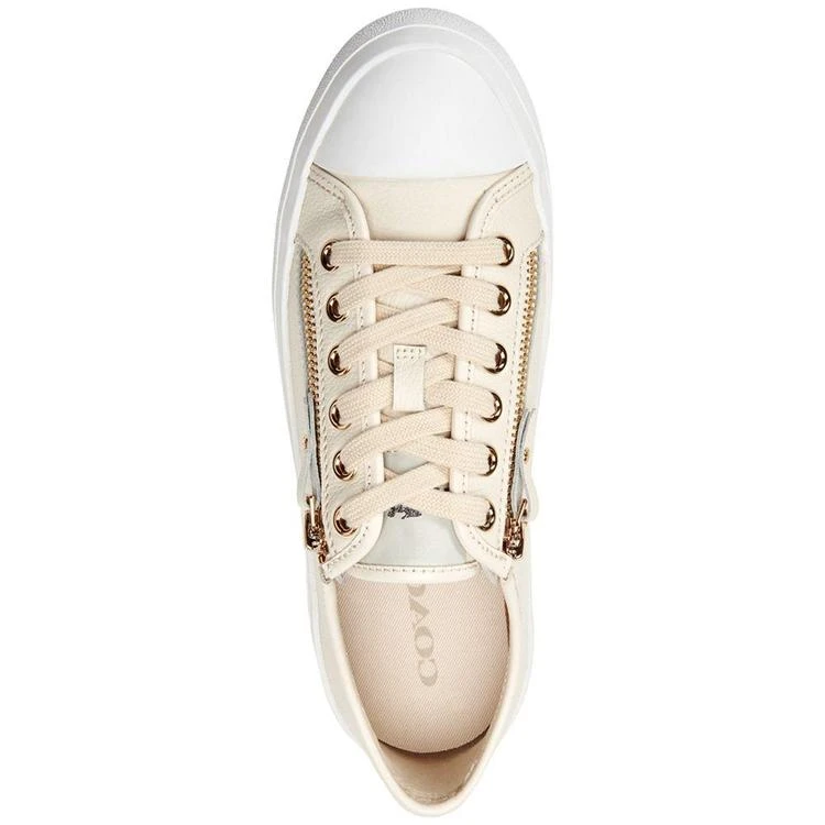 商品Coach|Empire Zip Lace-Up Sneakers,价格¥520,第5张图片详细描述