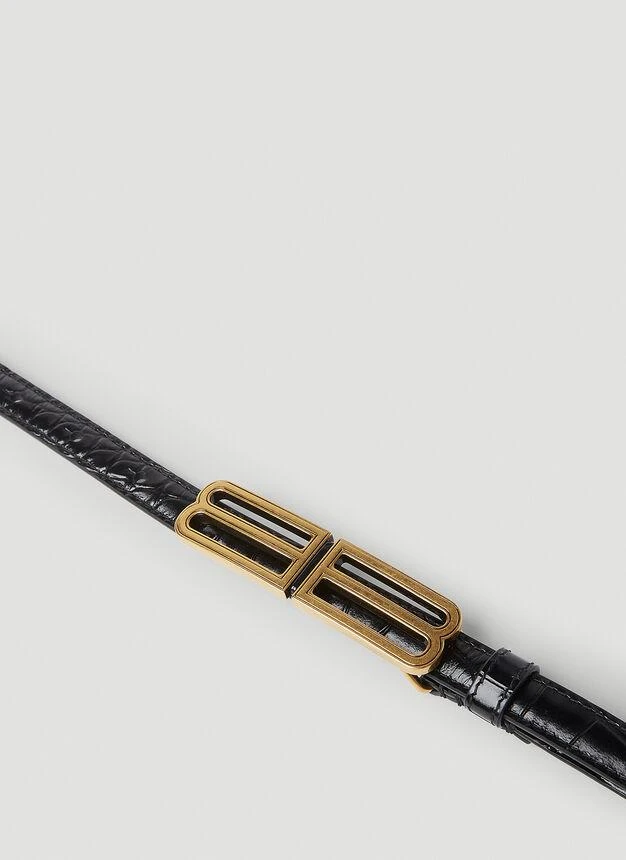 商品Balenciaga|BB Stretch Belt in Black,价格¥2157,第2张图片详细描述