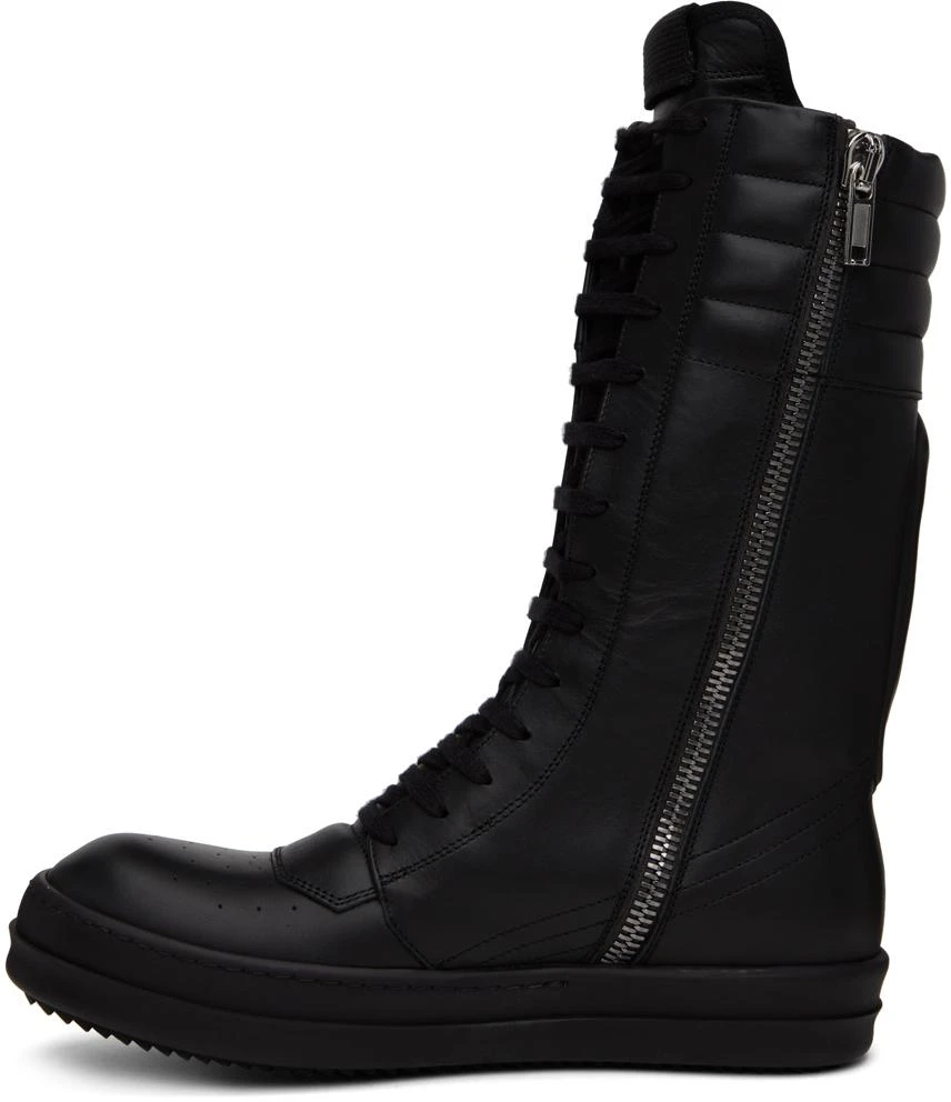 商品Rick Owens|Black Cargobasket Sneakers,价格¥7287,第3张图片详细描述