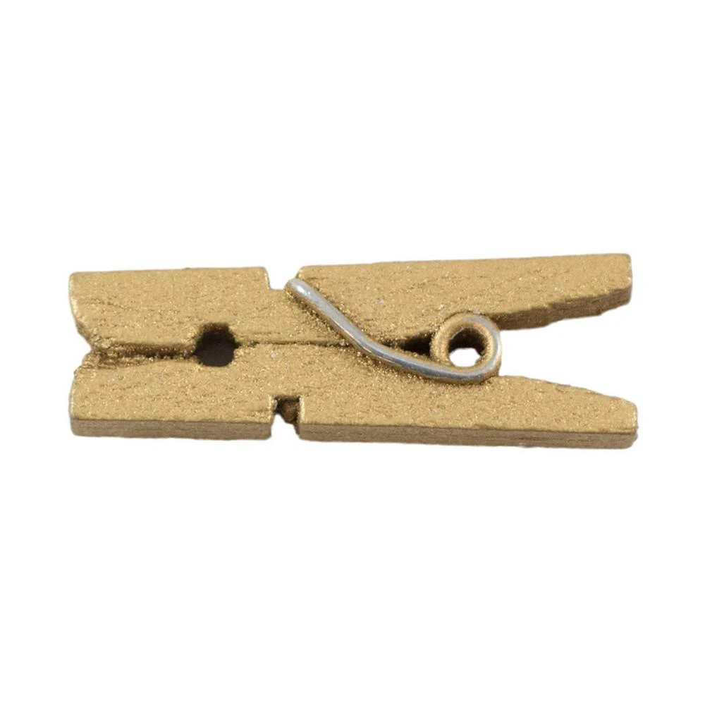 商品JAM Paper|Wood Clothing Pin Clips - Small - 0.88" - 50 Per Pack,价格¥109,第2张图片详细描述