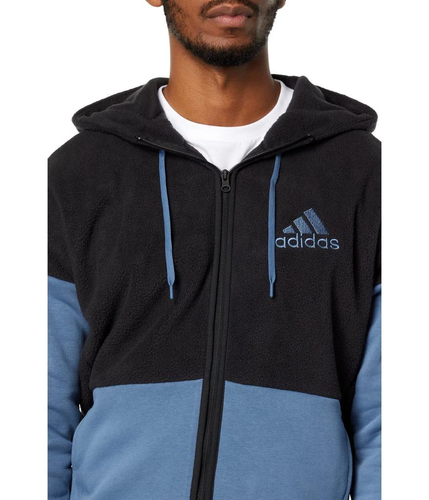 商品Adidas|Color-Block Sherpafleece Full Zip Jacket,价格¥534,第3张图片详细描述
