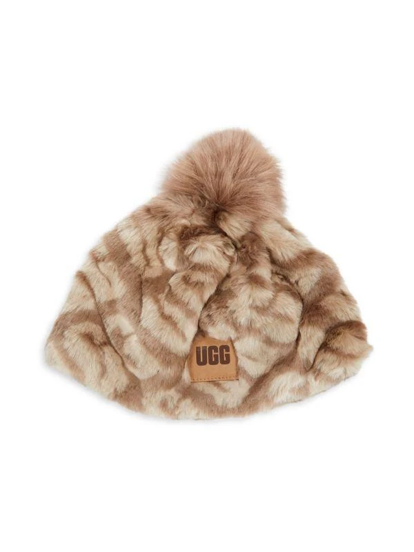 商品UGG|Pom Pom Faux Fur Beanie,价格¥610,第1张图片