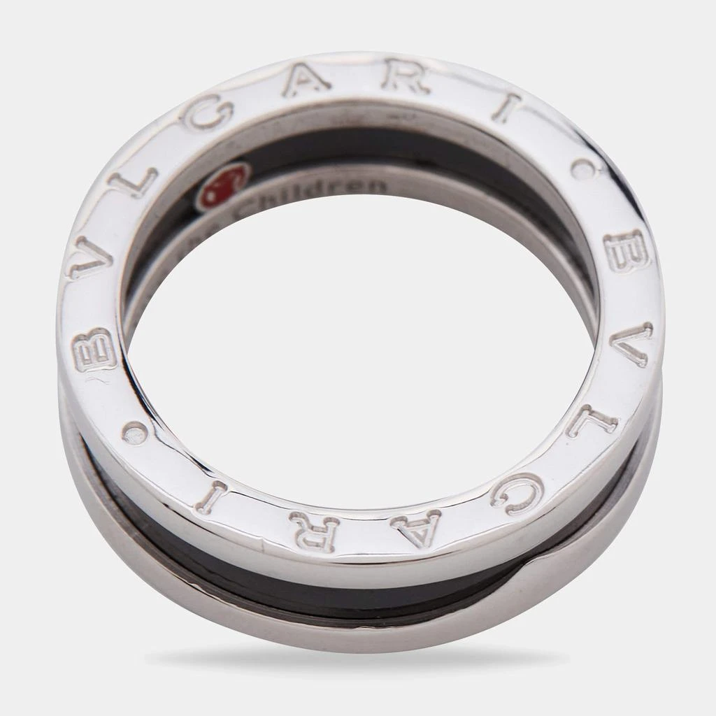 商品[二手商品] BVLGARI|Bvlgari B-zero1 Save the Children Ceramic Sterling Silver Band Ring Size 57,价格¥3873,第5张图片详细描述