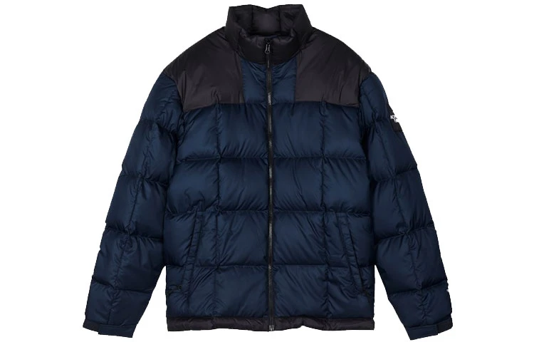 商品[国内直发] The North Face|北面 Lhotse 700蓬 户外运动立领拼色羽绒服 男女同款情侣款 海军蓝,价格¥2721,第1张图片