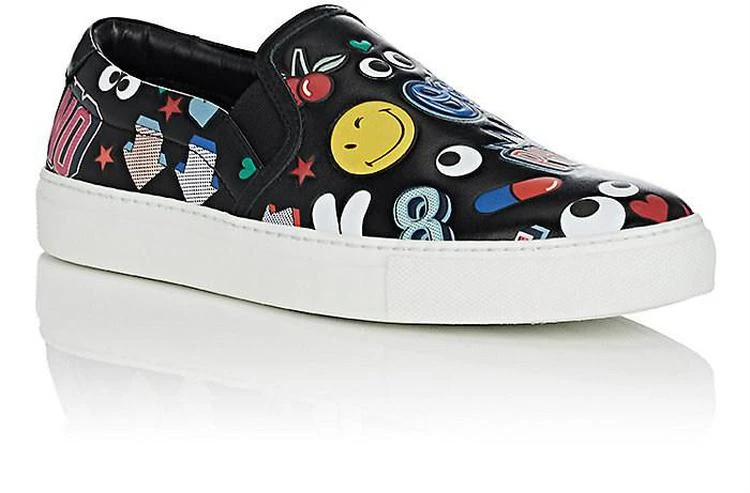 商品Anya Hindmarch|Sticker Leather Slip-On Sneakers,价格¥2821,第2张图片详细描述