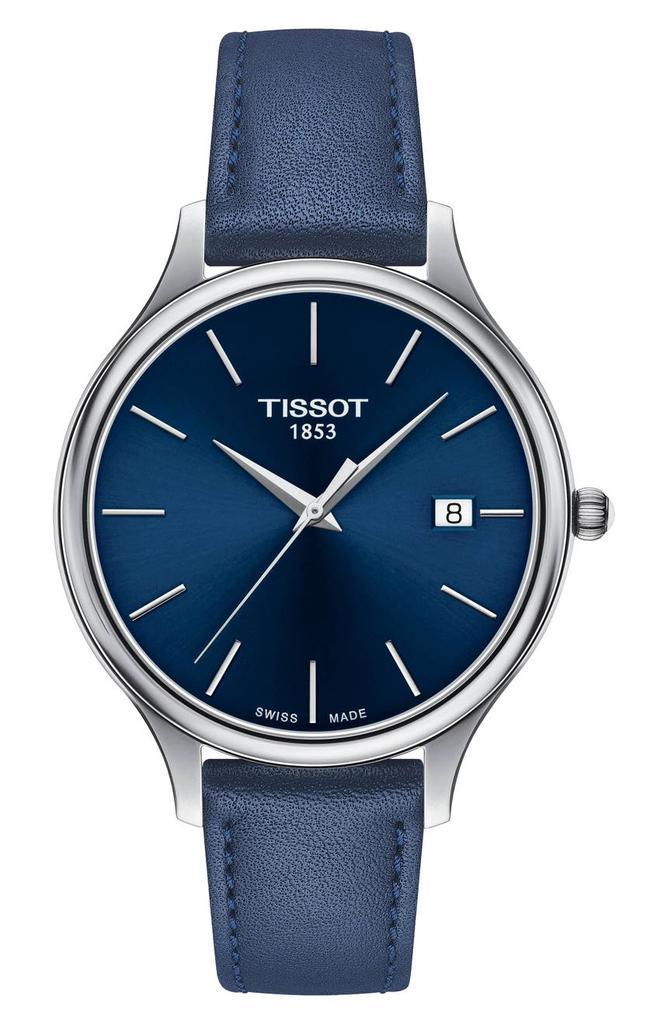 商品Tissot|Bella Ora Piccola Leather Strap Watch, 38mm,价格¥1143,第1张图片