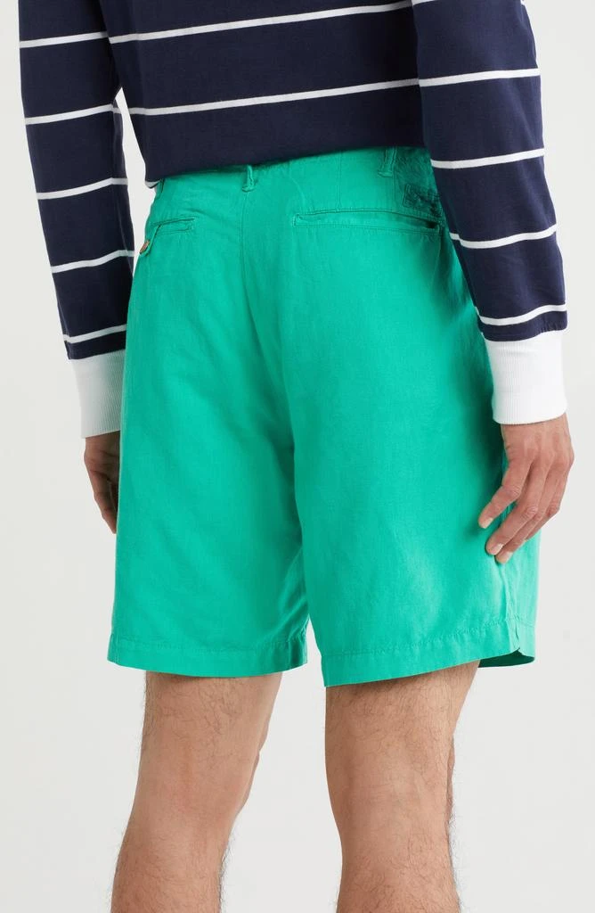 商品Ralph Lauren|Classic Fit Maritime Linen & Cotton Shorts,价格¥244,第2张图片详细描述
