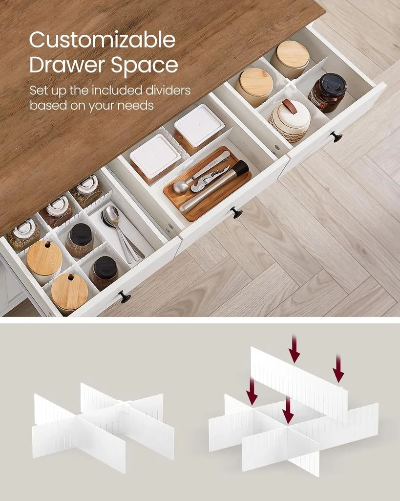 商品BreeBe|Farmhouse Buffet Cabinet with Detachable Wine Rack,价格¥1499,第4张图片详细描述