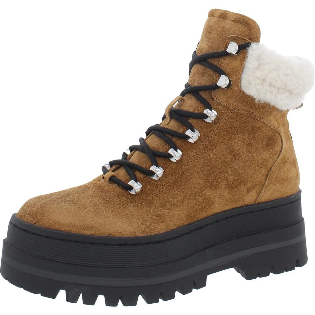 商品Marc Fisher|Marc Fisher LTD Womens Pierson Sheepskin Ankle Winter & Snow Boots,价格¥136,第2张图片详细描述