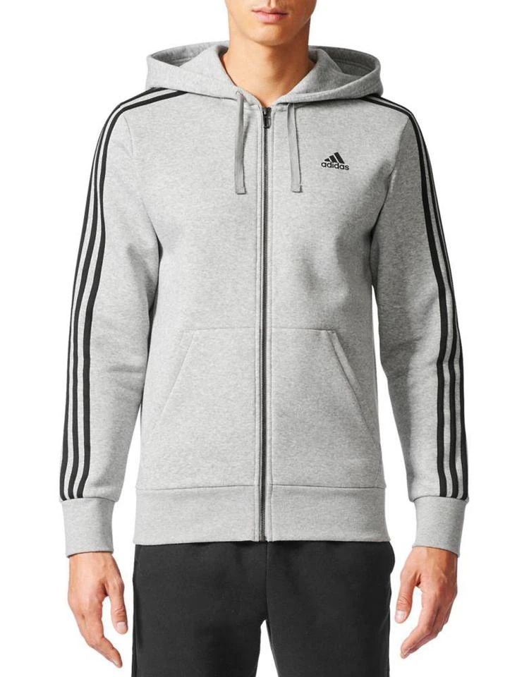 商品Adidas|Striped Zip-Front Hoodie,价格¥251,第2张图片详细描述