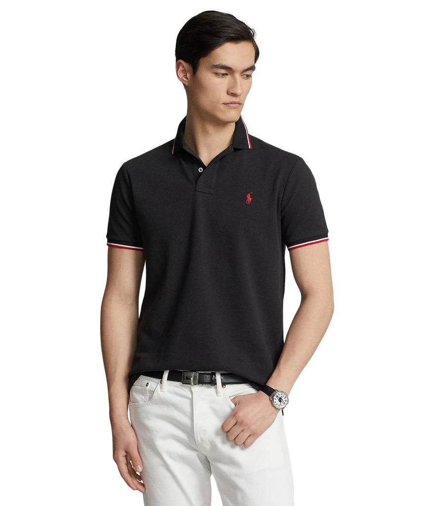 商品Ralph Lauren|Custom Slim Fit Mesh Polo Shirt,价格¥776-¥863,第1张图片