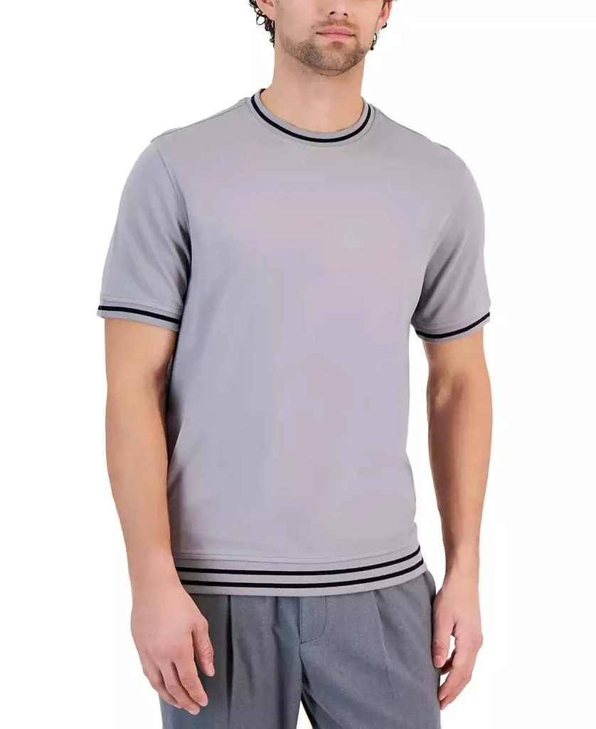 商品Alfani|Men's Tipped T-Shirt, Created for Macy's,价格¥95,第3张图片详细描述