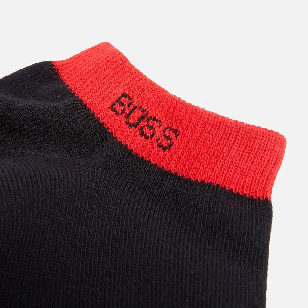 商品Hugo Boss|BOSS Bodywear Rainbow Cuff Stretch Cotton Ankle Socks,价格¥118,第2张图片详细描述