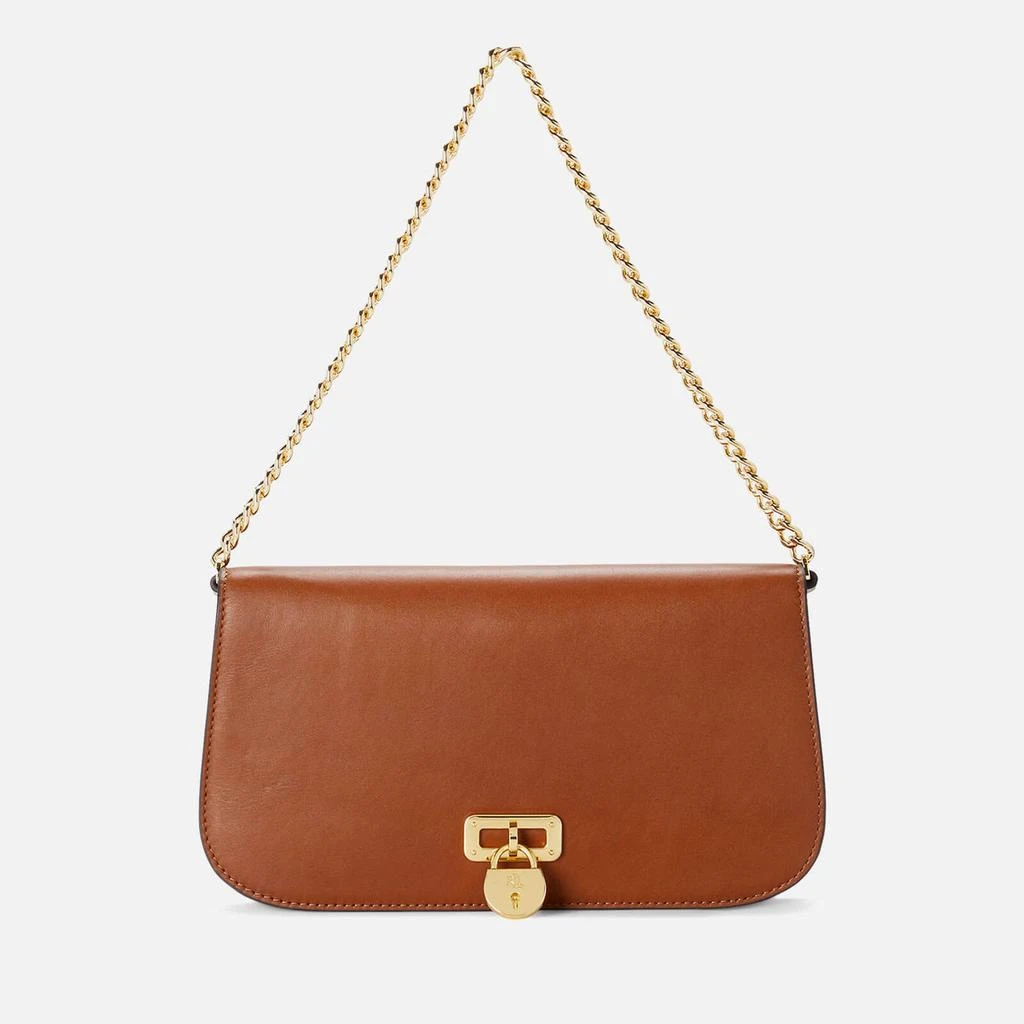 商品Ralph Lauren|Lauren Ralph Lauren Tanner Medium Leather Shoulder Bag,价格¥897,第1张图片