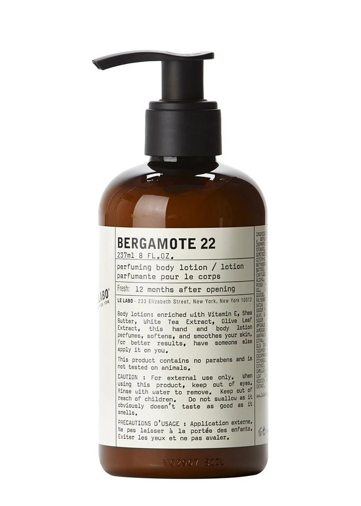 商品Le Labo|Bergamote 22 Hand And Body Lotion 237ml,价格¥608,第1张图片