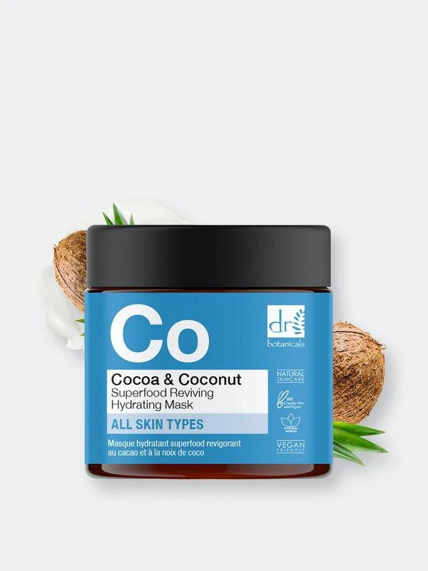 商品Dr. Botanicals|Cocoa & Coconut Superfood Hydrating Mask 60ML,价格¥151,第2张图片详细描述