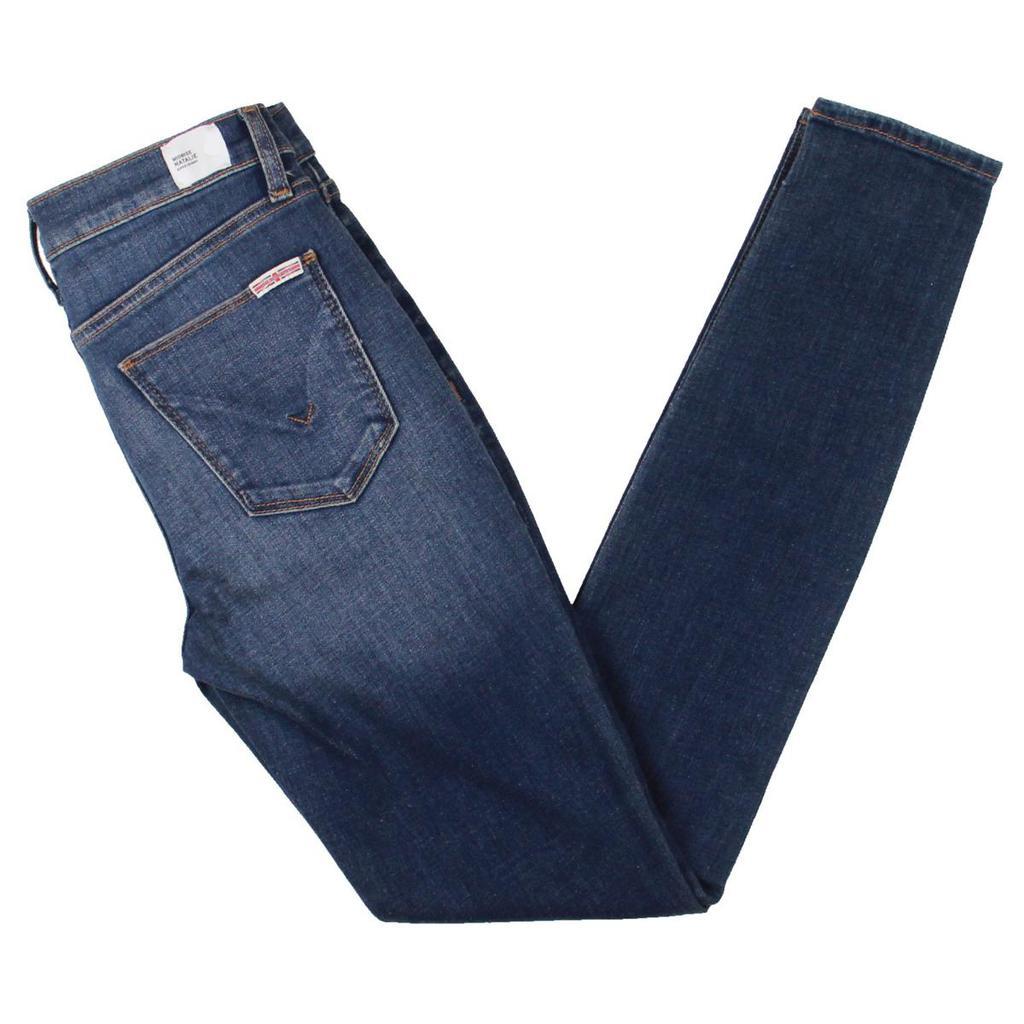 商品Hudson|Hudson Womens Natalie Distressed Mid-Rise Skinny Jeans,价格¥239-¥291,第5张图片详细描述