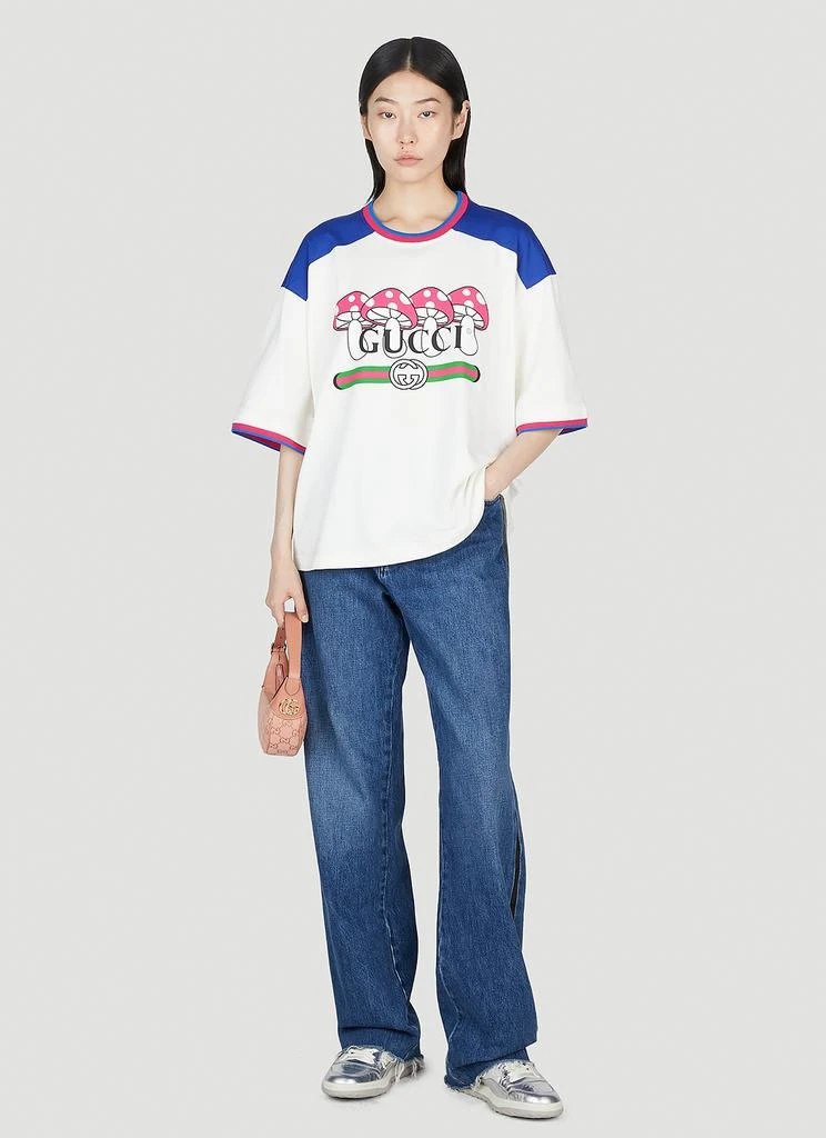 商品Gucci|Mushroom Print T-Shirt,价格¥3439,第2张图片详细描述