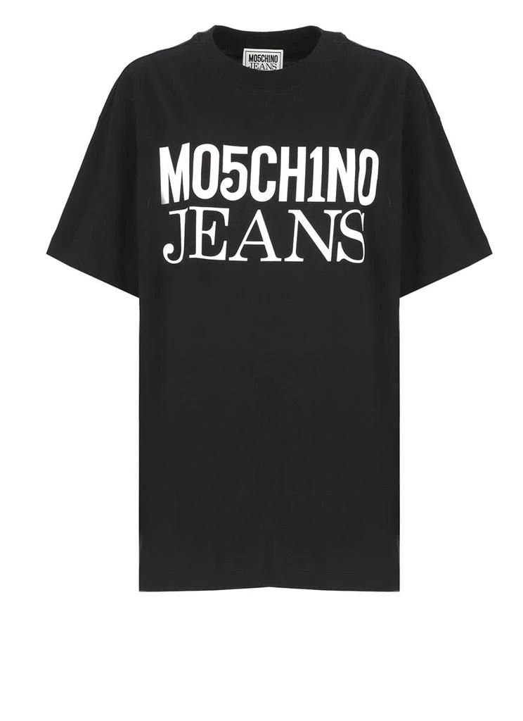 商品MOSCHINO JEANS|MOSCHINO JEANS T-shirts and Polos Black,价格¥1064,第1张图片