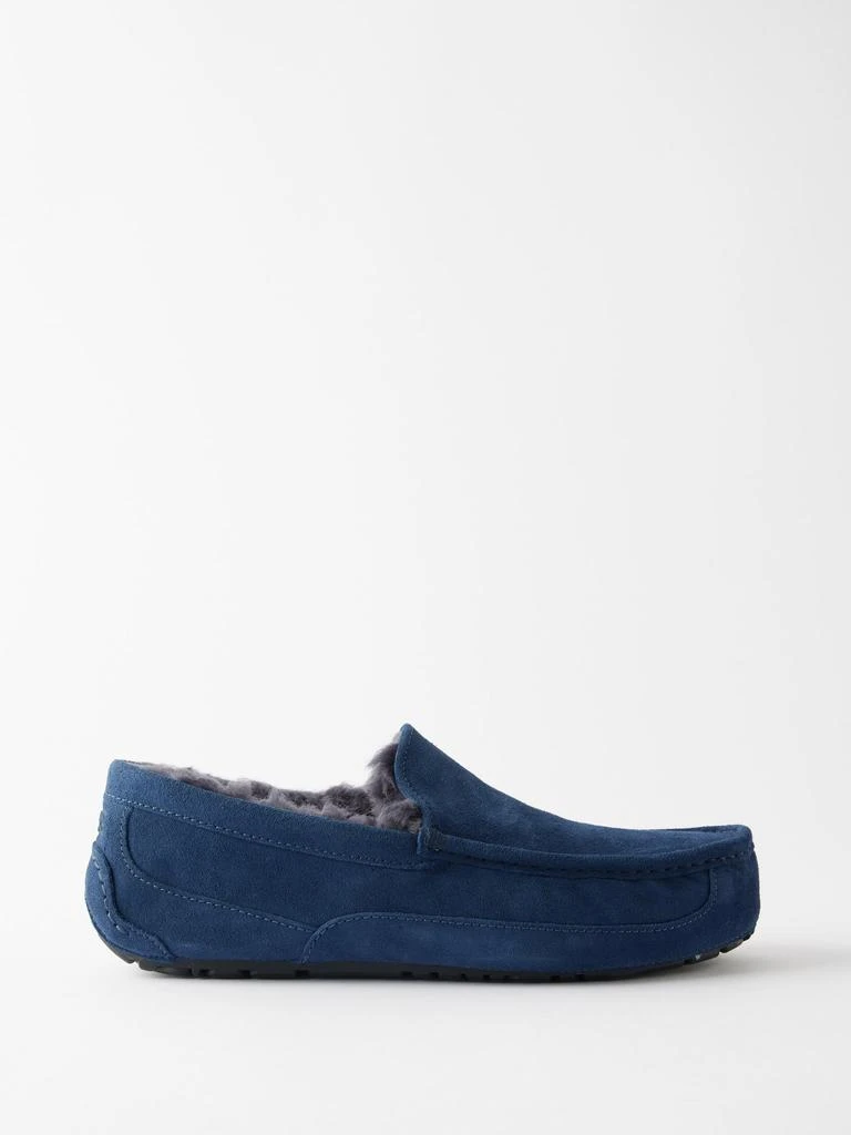 商品UGG|Ascot suede shearling lined boat slippers,价格¥1298,第1张图片