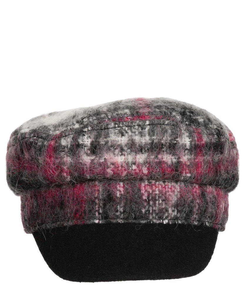 商品Karl Lagerfeld Paris|Karl Lagerfeld K/Skuare Checked Hat,价格¥788,第1张图片