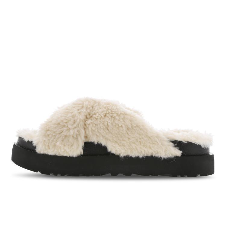 商品UGG|UGG Fuzz Sugar Cross Slide - Women Shoes,价格¥449-¥816,第6张图片详细描述