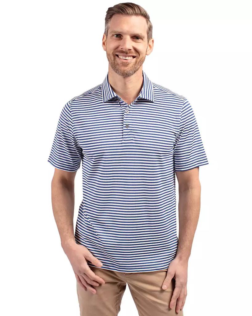 Polo à manches courtes rayé piqué Virtue pour homme image 2