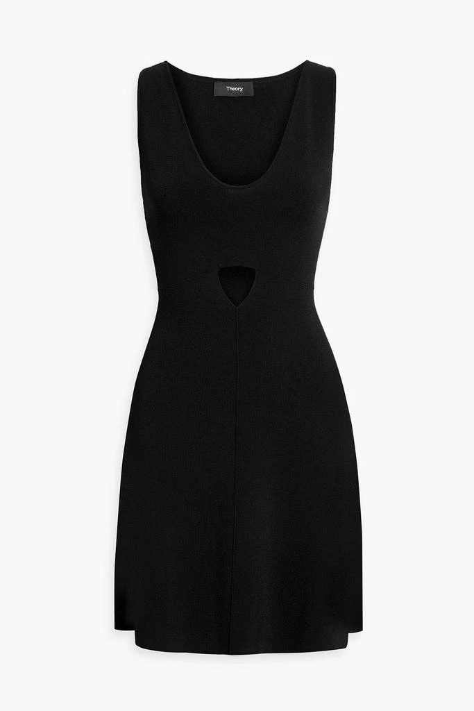 商品Theory|Cutout stretch-knit mini dress,价格¥961,第1张图片