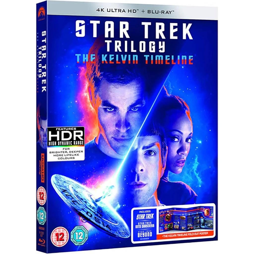 商品Paramount Home Entertainment|Star Trek Trilogy - The Kelvin Timeline,价格¥816,第2张图片详细描述