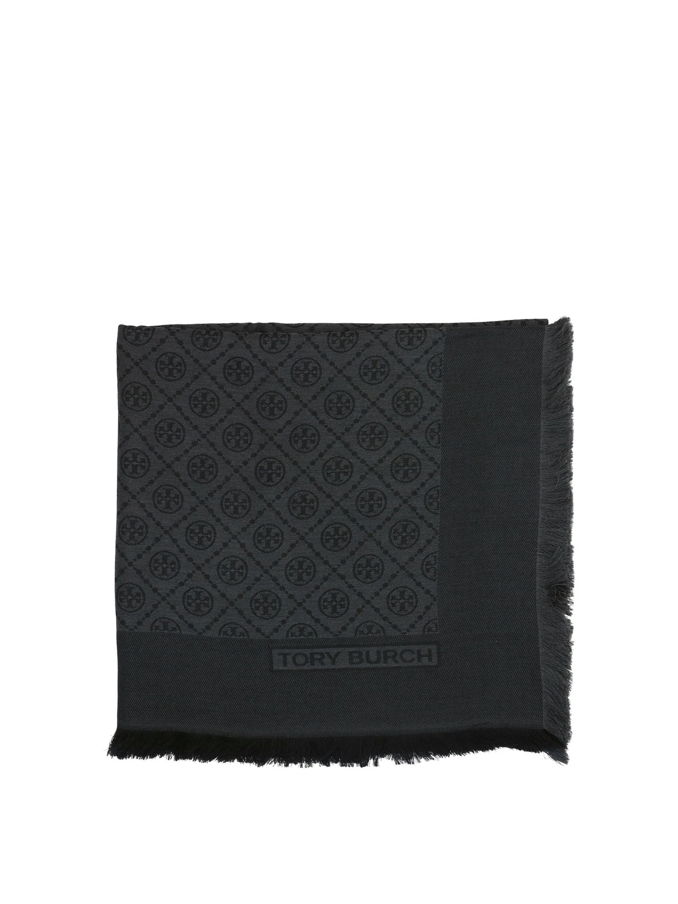 商品Tory Burch|Tory Burch 女士围巾丝巾 84660001 黑色,价格¥1771,第1张图片