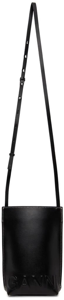 商品Ganni|Black Small Banner Bag,价格¥1240,第4张图片详细描述