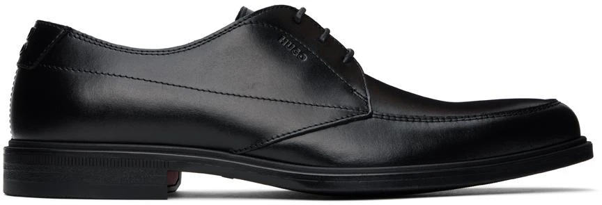 商品Hugo Boss|Black Embossed Derbys,价格¥1209,第1张图片