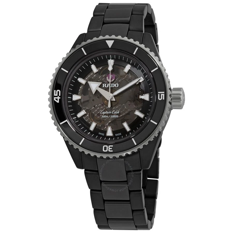 商品Rado|Rado Captain Cook Automatic Black Dial Men's Watch R32127152,价格¥22465,第1张图片
