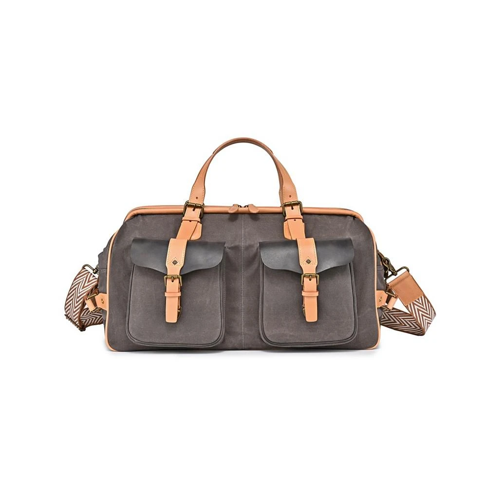 商品OLD TREND|Women's Waxed Cotton Canvas Speedwell Travel Bag,价格¥2814,第2张图片详细描述