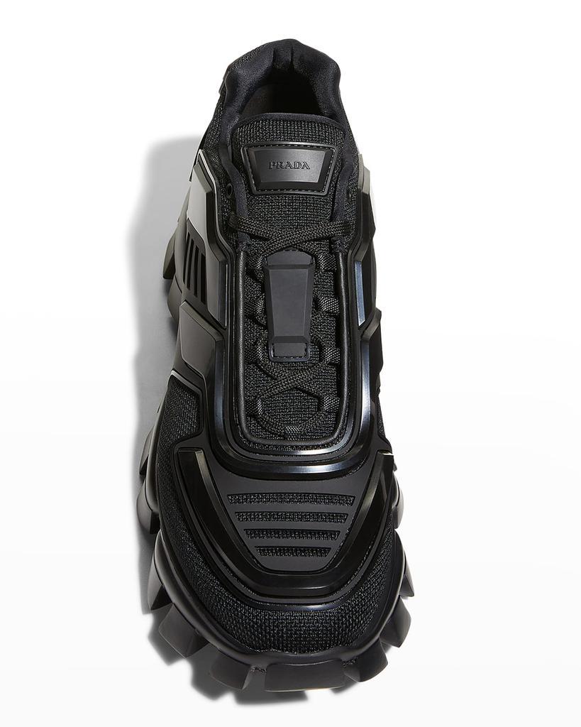 商品Prada|Men's Cloudbust Thunder Lug-Sole Trainer Sneakers,价格¥8559,第7张图片详细描述