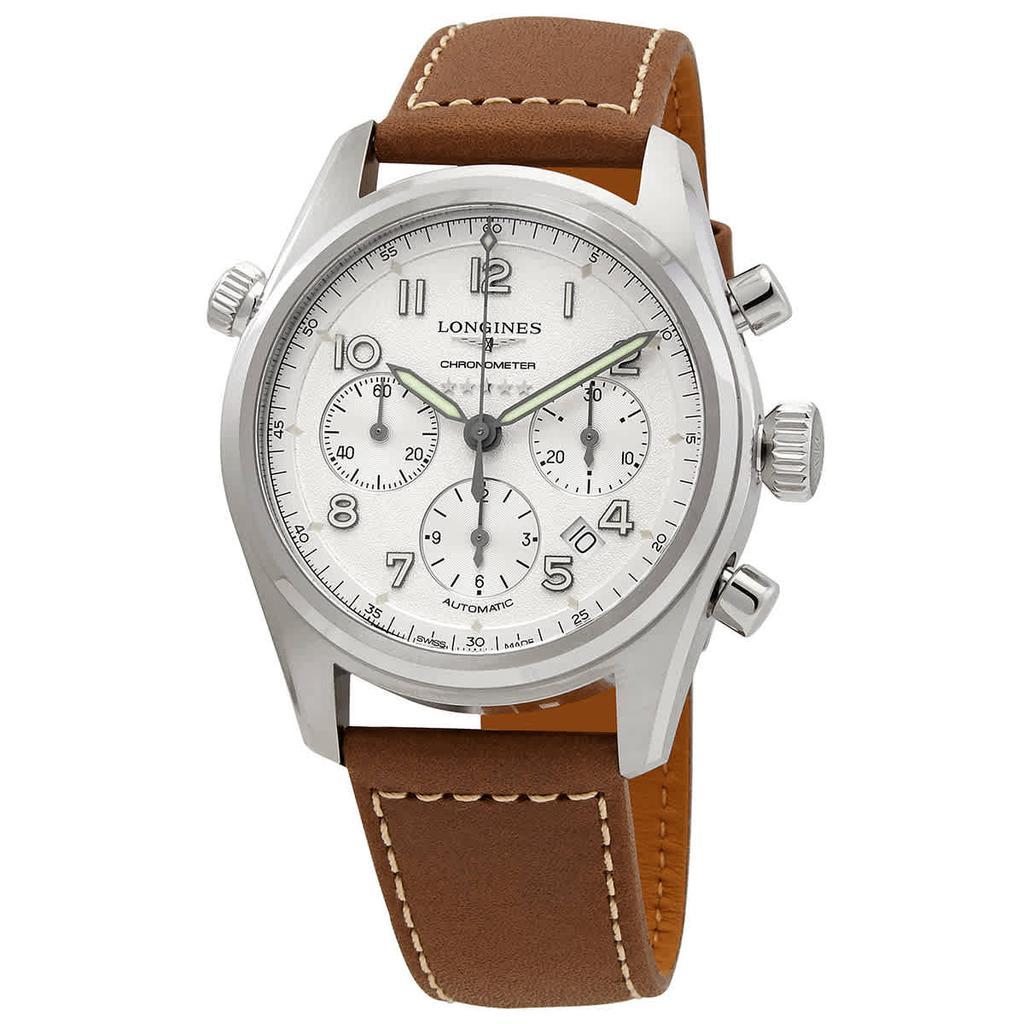 商品Longines|Longines Spirit Mens Chronograph Automatic Watch L3.820.4.73.2,价格¥16611,第1张图片