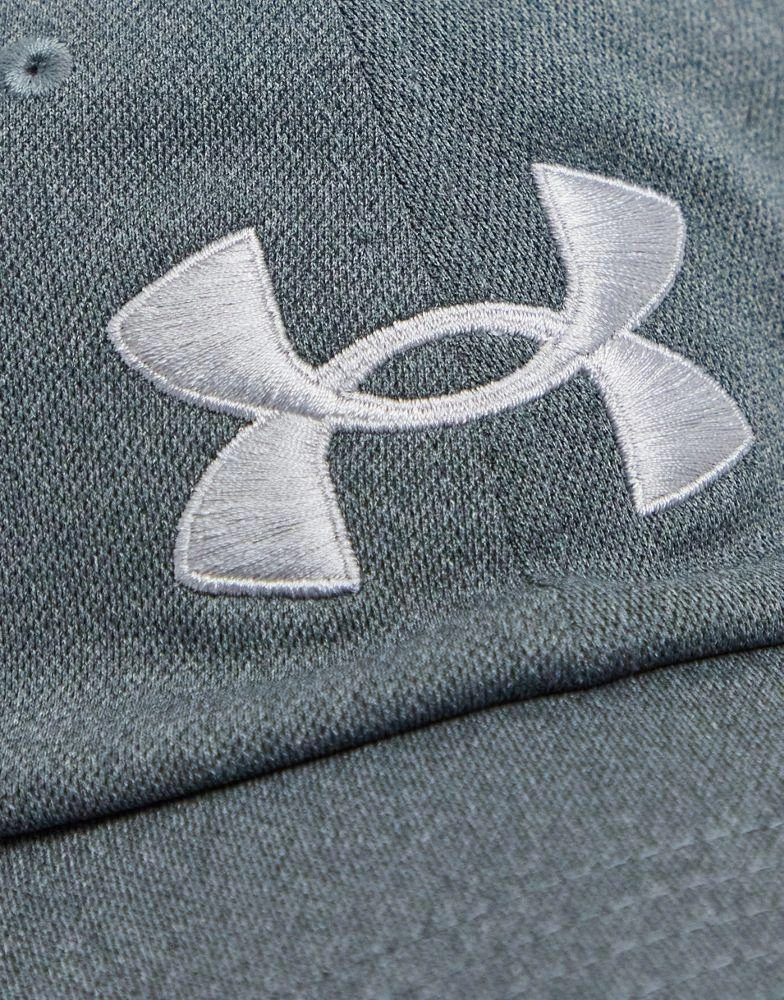 商品Under Armour|Under Armour Blitzing adjustable cap in grey,价格¥125,第3张图片详细描述